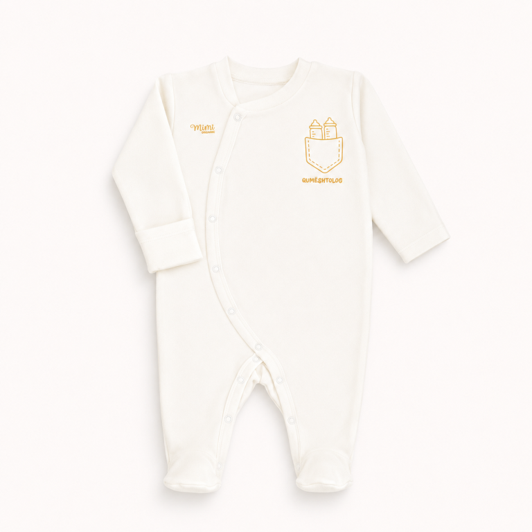 “Milkologist” Organic Romper thumbnail 2