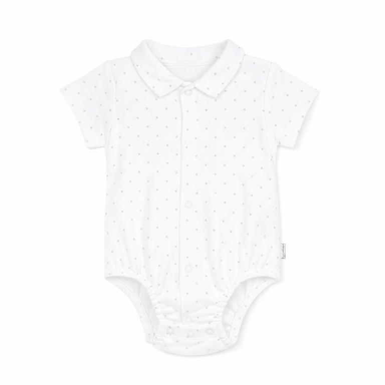Organic Bodysuit With Collar