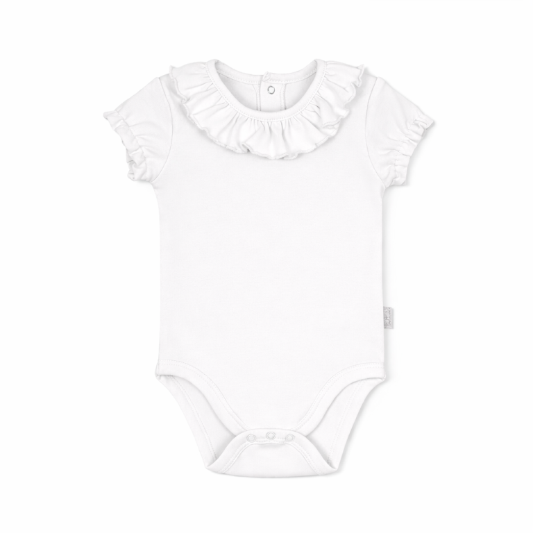 Ruffle Collar Organic Bodysuit thumbnail 2