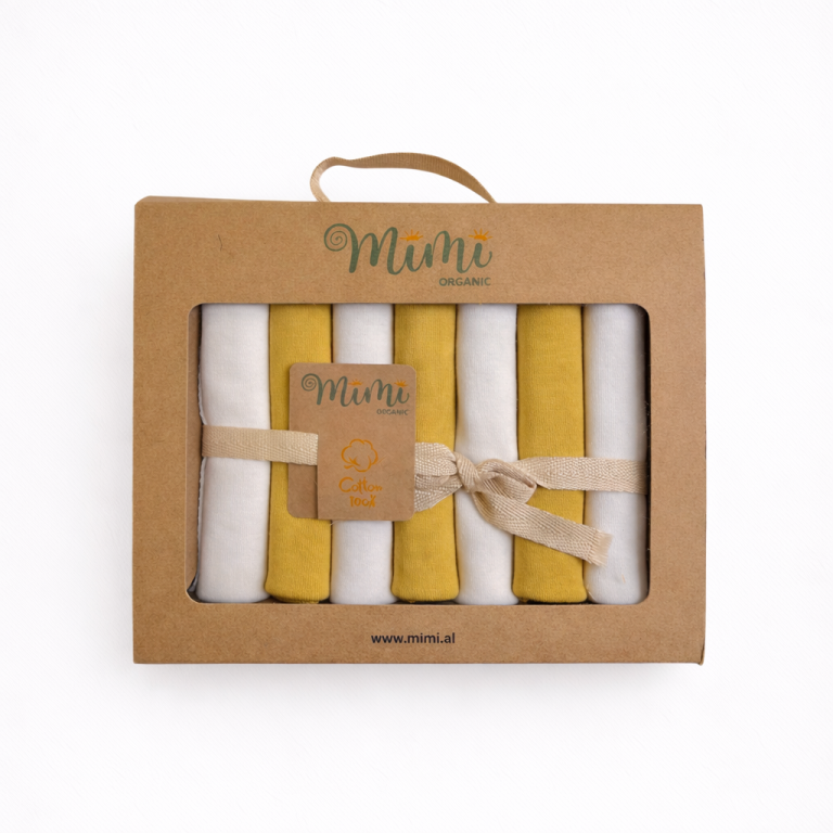 Seven Piece Baby Muslin Cloth Set