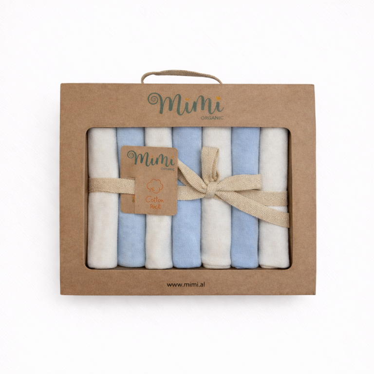 Seven Piece Baby Muslin Cloth Set thumbnail 2