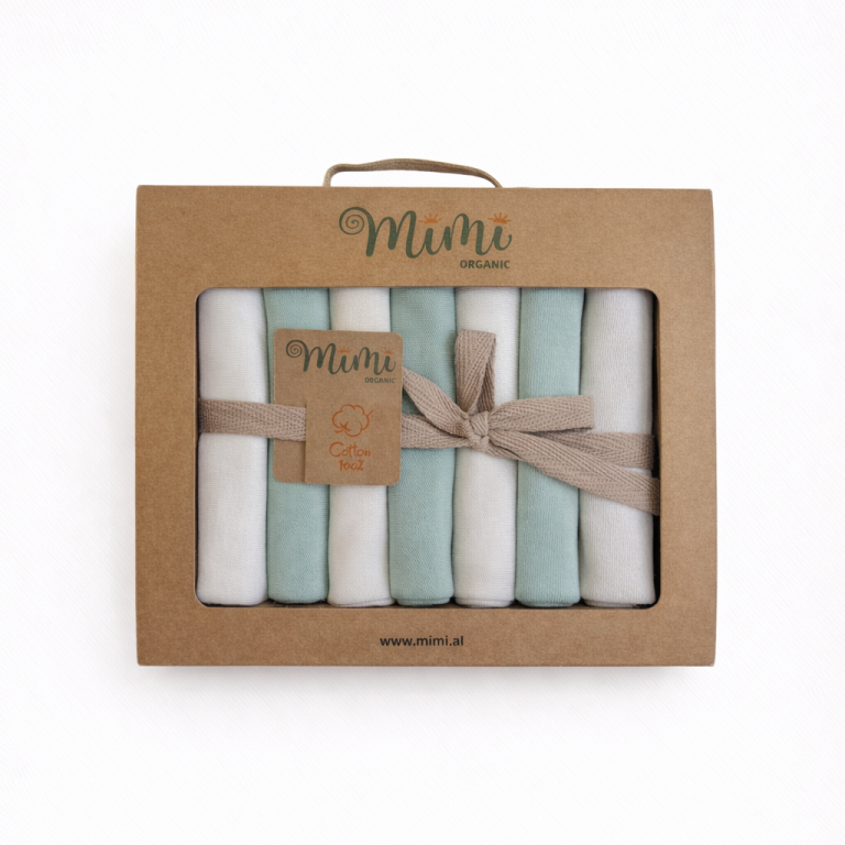 Seven Piece Baby Muslin Cloth Set thumbnail 4