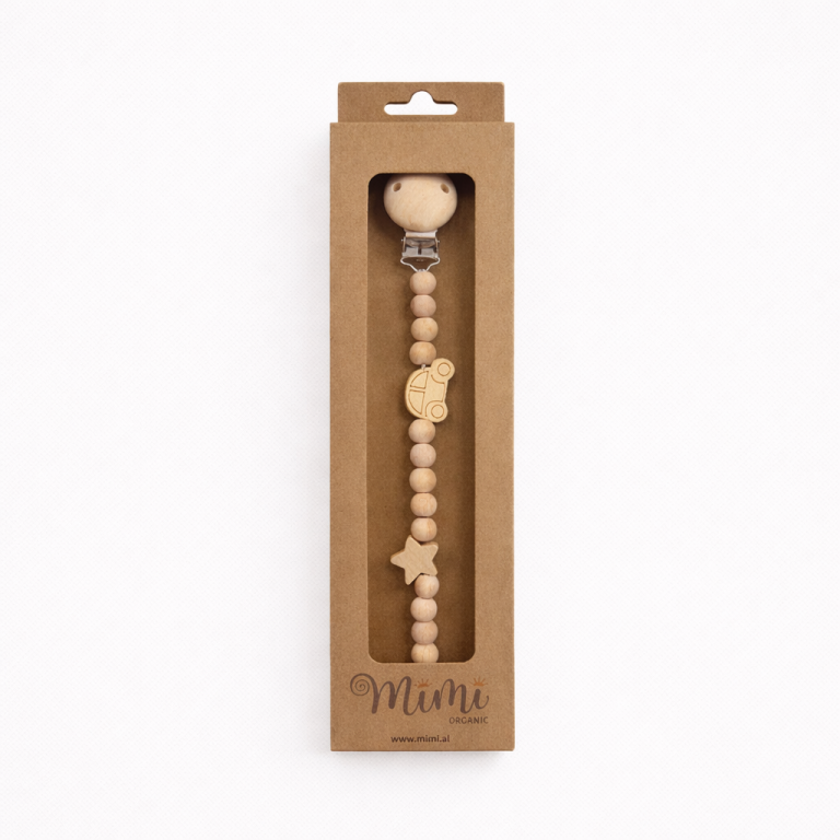 Wooden Pacifier Clip thumbnail 3