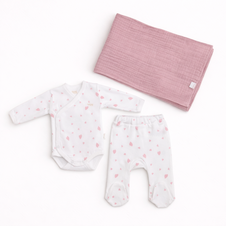Sweetheart Newborn Three Piece Set