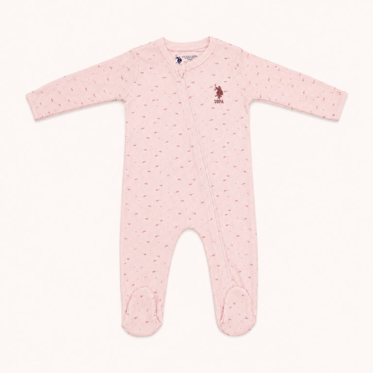 Baby Blush Zipper Romper