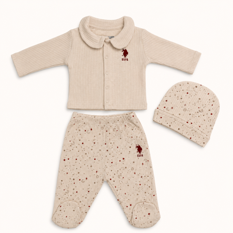 Cinnamon Three Piece Cotton Set