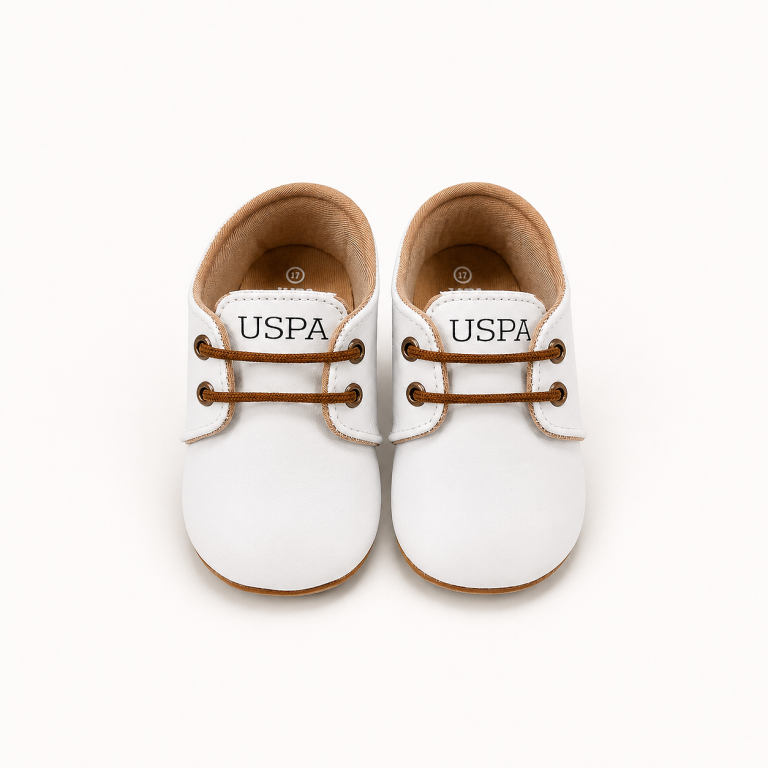 White Baby Shoes
