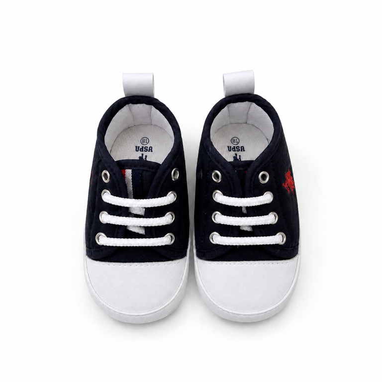 Blue Converse Baby Shoes