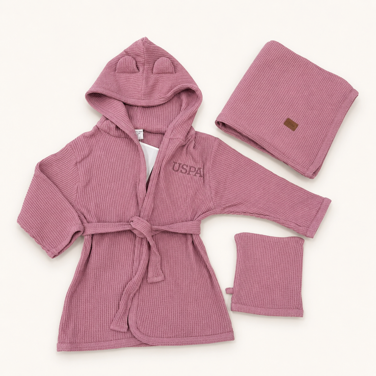 Three Piece Purple Bath Set thumbnail 2