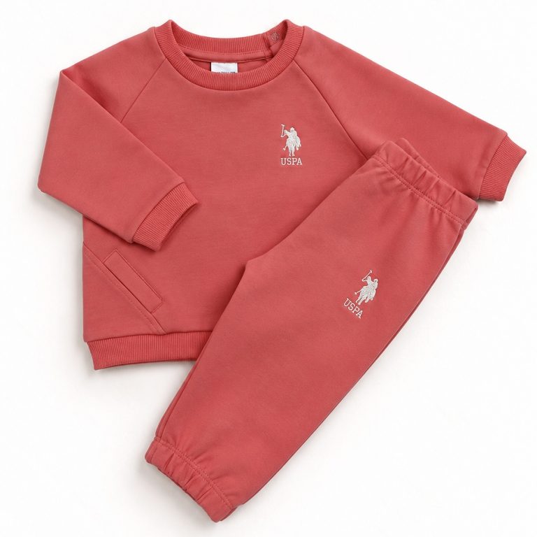 Coral Baby Tracksuit Set